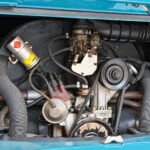 Volkswagen T1 Deluxe del 1966 — vano motore